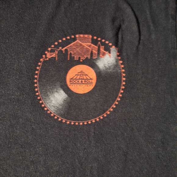 Rock & Roll Hall Of Fame T-Shirt Black Cotton Double-Sided Size Small Cotton - Picture 2 of 7